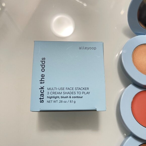 Alleyoop BNIB Stack The Odds 3 In 1 Sunkissed Blush Bronzer Highlighter - Picture 3 of 8